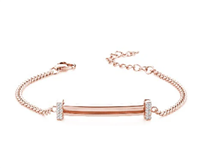 Armband Marcello Pane Dame Letters in Silber Zirconia BRYL 003 R - BRYL 003 R